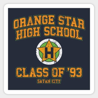 Orange Star High School Class of 93 (Variant) Sticker